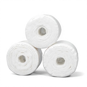 Toalla facial desechable OEM a granel para exportación, rollo estándar, Kawaii, 1 capa, mezcla de pulpa de madera, desmaquillante, modelo KMML, de fábrica. - Product Image 1
