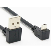 Câble de chargeur USB OEM mâle, 2 cordons de couleur blanche