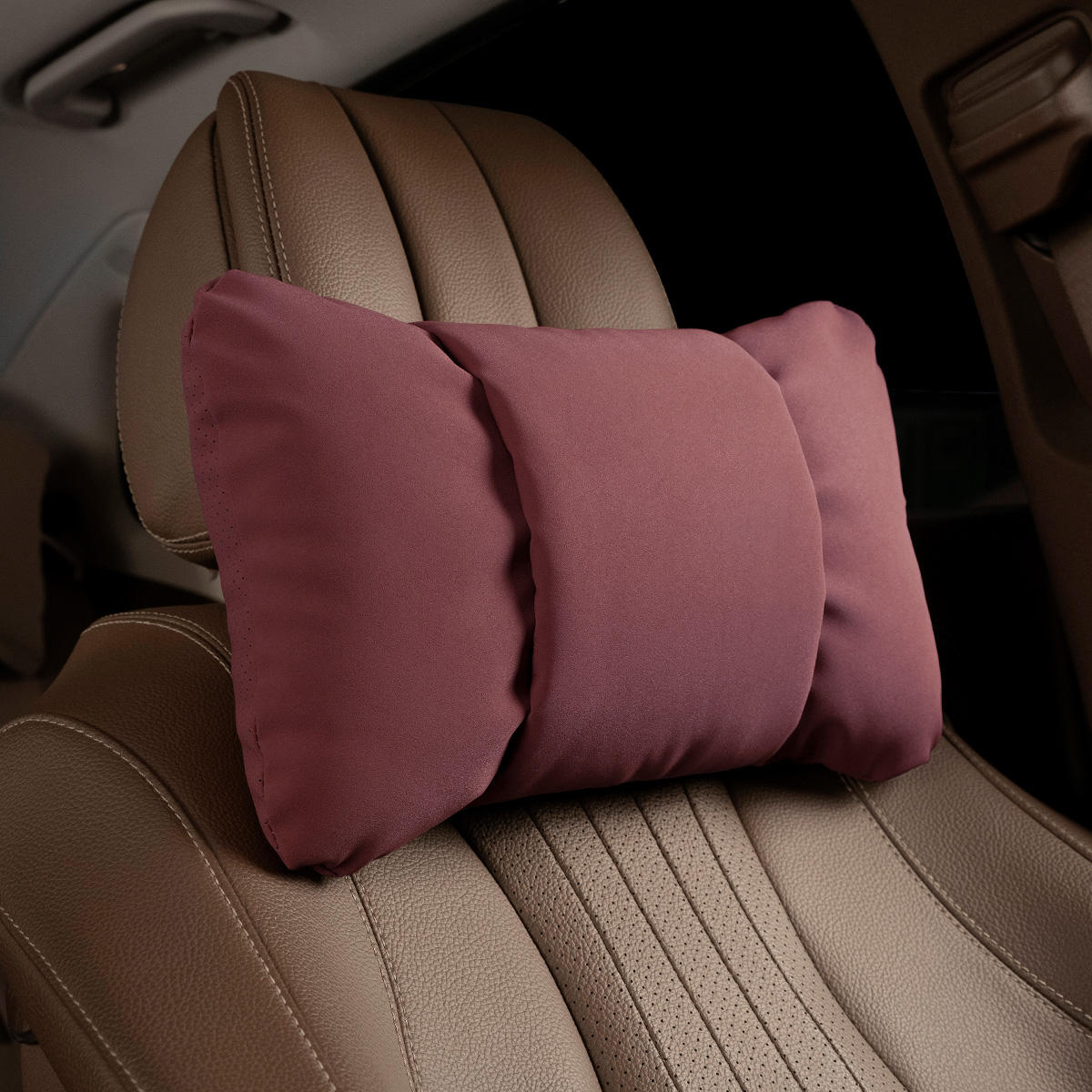 Rouge volcanique - Appui-tête