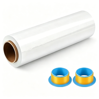 Rouleaux de film étirable souple en PE LLDPE transparent pour l'emballage sécurisé des palettes avec logo