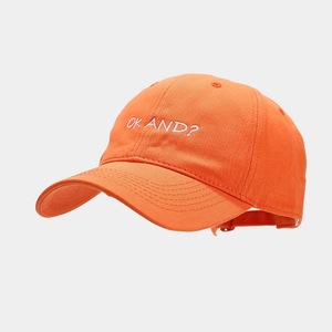 หมวกแก๊ปแฟชั่นผู้ชายและผู้หญิงแบบใหม่ ปักลาย <span class=keywords><strong>OK</strong></span> และตัวอักษร ปีกโค้ง รับทำโลโก้ตามสั่ง หมวกแก๊ปแบบ Daddy - Product Image 5