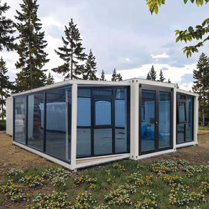 Maison de conteneur en acier extensible de 20 pieds de haute qualité, imperméable, préfabriquée, européenne, abri, bureau à domicile, personnalisée pour hôtel et villa - Product Image 3