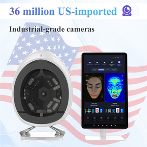 Analyseur de peau du visage amélioré 2026 avec 3 caméras de qualité industrielle pour l'analyse de la peau et le rajeunissement cutané pour salons, et masseur mammaire - Product Image 5