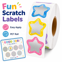 Étiquettes à gratter personnalisées de luxe, design sur mesure pour événements promotionnels, étiquettes d'emballage cadeau pour le branding