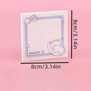 Salt Sweet Series Adorable Self-Adhesive Sticky <b>Notes</b> High-Value Back-to-School Office Supplies Essentials for Studying - Product Image 2