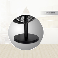 Ventilateur industriel oscillant électrique de table de piédestal en métal de 12 pouces 3 vitesses Ventilateur pour la maison