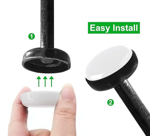 Protecteurs de sol <span class=keywords><strong>pour</strong></span> jambes de <span class=keywords><strong>chaise</strong></span> d'extérieur 1.5 "patins de meubles de patio <span class=keywords><strong>en</strong></span> <span class=keywords><strong>fer</strong></span> <span class=keywords><strong>forgé</strong></span> protecteurs de sol <span class=keywords><strong>pour</strong></span> jambes de <span class=keywords><strong>chaise</strong></span> d'extérieur-Noir - Product Image 6