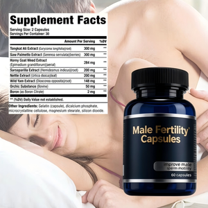 Cápsulas de Fertilidad Masculina para Parejas que Tratan de Concebir, Potenciador Natural de <span class=keywords><strong>Esperma</strong></span>, Apoyo Prenatal para Mejores Chances de Embarazo - Product Image 6