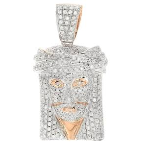 14K <b>Solid</b> <b>Gold</b> Lab Grown Diamond Jesus <b>Pendant</b> Necklace GIA Certified Unisex Religious Gift Jewelry - Product Image 2