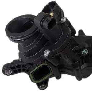 NEW ENGINE THERMOSTAT HOUSING FOR AU-DI Q8 4M WITH Thermostat #059121111CR 059121111AQ 059121111BM