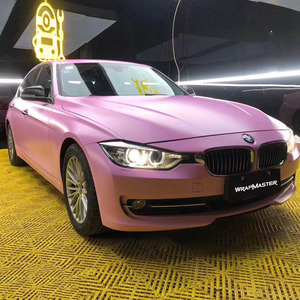 Pellicule de vinyle en céramique rose mate 1.52x18m, kit d'intérieur complet, bon marché, pour voiture - Product Image 2