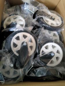 Factory Direct industrielle Lenk rollen lieferanten 3/Zoll Ruedas Giratorias Schwarz PVC rotierende 3-Zoll-Industrielaufräder - Product Image 4