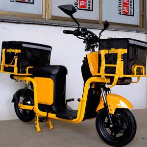 Moto cargo jaune 1500W pour livraison de pizzas, cyclomoteur <span class=keywords><strong>CH</strong></span> pour femmes - Product Image 4