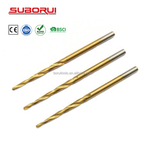 SUBORUI 3mm HSS 1/4 M2 Titanium Replacement <strong>Wood</strong> Countersink <strong>Drill</strong> <strong>Bit</strong> Set Parabolic Flute Tapered Point Woodworking <strong>Drill</strong> <strong>Bit</strong> - Product Image 3