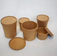 Bol à pâtes écologique pour la livraison de repas, entièrement recyclable, logo personnalisable, compatible congélateur, idéal pour la restauration