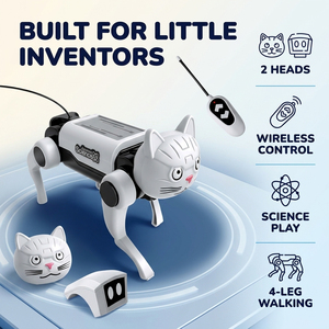 DIY RC <b>Robot</b> <b>Dog</b> Movable Remote Control <b>Robot</b> <b>Dog</b> <b>Toy</b> Programmable Solar Powered <b>Robot</b> <b>Toy</b> with Forward and Backward Function - Product Image 4