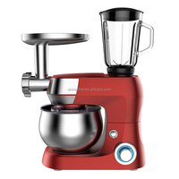 Robot pâtissier électrique SOHEF 3-en-1, batteur mélangeur 5L 7L 1300W pour cuisine domestique, mélangeur de pâte