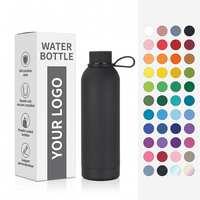 Bouteilles d'eau isothermes à double paroi sans BPA Beauchy, 500 ml, en acier inoxydable, écologiques