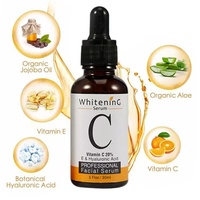 Sérum à la vitamine C avec acide hyaluronique sérum anti-rides pour le blanchiment de la peau, l'hydratation et les surligneurs