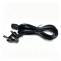 Cable de Alimentación para PC, Enchufe Sudafricano a Cable C13 BS-546 (tipo M) 250V 10A, Conector H05VV-F 3G 0.75mm2 para Computadora, TV, etc.