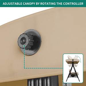 3 Assento Adulto Mobiliário Outdoor <span class=keywords><strong>Swing</strong></span> Convertible Canopy Garden <span class=keywords><strong>Swing</strong></span> Chair Pátio Balanços - Product Image 3