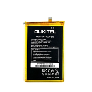 สำหรับ Oukitel <span class=keywords><strong>K10000</strong></span> Pro โทรศัพท์มือถือที่ทนทาน แบตเตอรี่ Li-Ion คุณภาพสูง 10000mAh รุ่น <span class=keywords><strong>K10000</strong></span> Pro ได้รับมาตรฐาน CE RoHS ขายส่งจำนวนมาก - Product Image 1