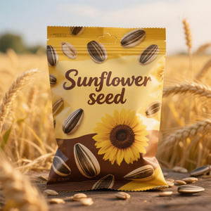 Pochette debout <span class=keywords><strong>de</strong></span> qualité alimentaire graines <span class=keywords><strong>de</strong></span> tournesol logo personnalisé emballage sac <span class=keywords><strong>de</strong></span> graines <span class=keywords><strong>de</strong></span> tournesol à fond plat avec fermeture éclair en feuille d'aluminium PE - Product Image 5