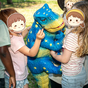 Marioneta <span class=keywords><strong>de</strong></span> Dinosaurio Realista <span class=keywords><strong>de</strong></span> Metal Dino City para Jóvenes - Uso Interior/Exterior, Exhibición Comercial Personalizable - Product Image 3