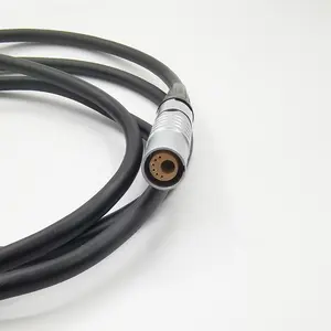 Kabel Fluidik dan Elektrik Campuran Hibrid dengan Konektor Fluidic 6 + 1