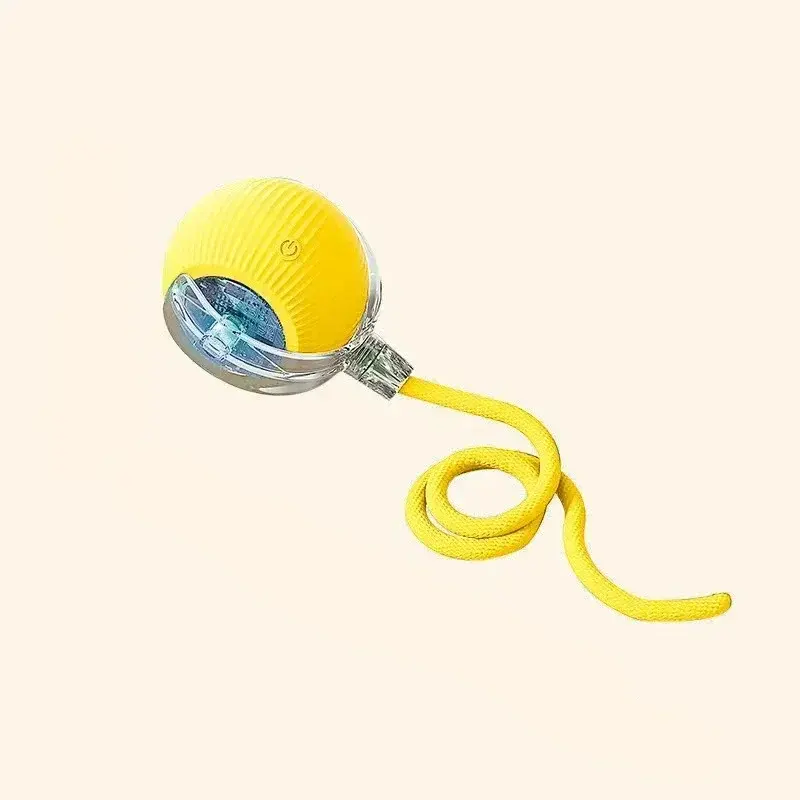 Corde jaune avec boule
