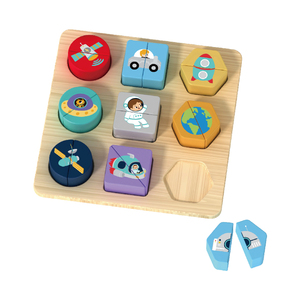 Jeu de construction en <span class=keywords><strong>bois</strong></span> <span class=keywords><strong>3D</strong></span> pour enfants, blocs en <span class=keywords><strong>bois</strong></span>, <span class=keywords><strong>puzzle</strong></span> spatial - Product Image 6