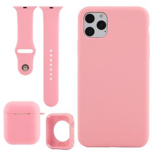 Conjunto de moda para iPhone 11 Pro <span class=keywords><strong>Max</strong></span> X XS <span class=keywords><strong>MAX</strong></span> XR 7 8 Plus, funda de silicona para reloj, banda para auriculares, funda para Airpods Pro - Product Image 3