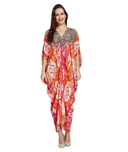 Robes décontractées longues confortables pour femmes tenues d'été élégantes technique brodée idéale pour les vêtements de voyage et les looks de week-end - Product Image 1