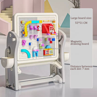 Ensemble de table pour tout-petits VSUCH pour enfants de 2 à 5 ans, table d'activités en plastique Montessori, table et chaises d'intérieur pour tout-petits