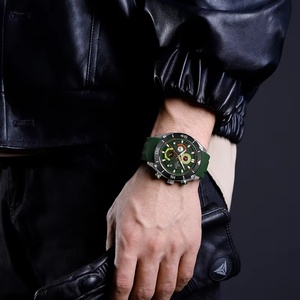 Nouvelle montre NAVIFORCE décontractée, robuste et étanche pour homme, montre sport à quartz, bracelet en silicone souple, chronographe - Product Image 3
