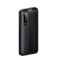 Nouvelle arrivée, batterie externe portable étanche haute capacité avec câbles intégrés, 20000mAh/10000mAh, sortie USB 10W, batterie Li-polymère