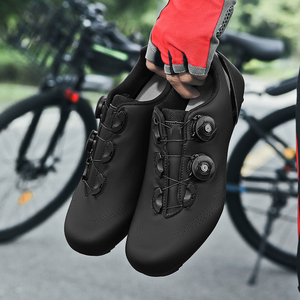 Último Diseño <span class=keywords><strong>Zapatillas</strong></span> de Ciclismo <span class=keywords><strong>MTB</strong></span> para Hombre Autoblocantes para Calas Forro de Malla Suela de Goma Toda Estación - Product Image 4