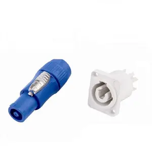 工厂价格直流电源插孔3针防水插座和插头IP65圆形连接器