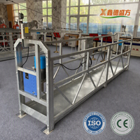 Plateforme de travail suspendue industrielle ZLP800 avec acier galvanisé à chaud et aluminium au design élégant