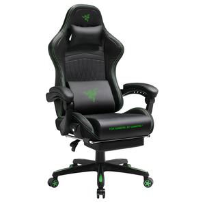 Haut-parleurs d'usine <span class=keywords><strong>Razer</strong></span> doubles en cuir PVC inclinable PRO Silla Fauteuil de jeu bon marché avec repose-pieds - Product Image 1