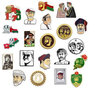 कारखाना स्टॉक मैन सुल्तान पोर्ट्रेट पिन ब्रोच मिश्र धातु चुंबकीय बैज सेट स्मारक उपहार क्षेत्रीय श्रद्धांजलि कार्यक्रम - Product Image 1
