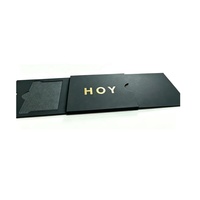 Porte-cartes cadeaux coulissants écologiques personnalisés en carton recyclable avec dorure à chaud et taille sur mesure pour les boutiques