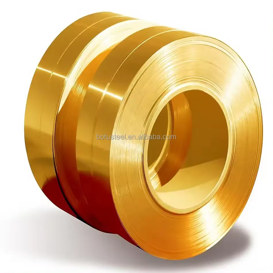 High Quality Best Price Copper Foil Tape Brass Strip 2Mm Brass Coil For Electronic Product