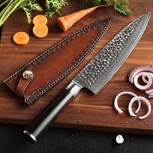 Cao cấp chất lượng nhà bếp đầu bếp dao da Vỏ bọc bảo vệ lưỡi dao Bìa Nâu - Product Image 2