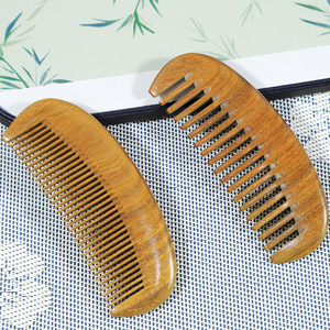 Sandalwood Hair <b>Comb</b> 15-20Cm Large Medium Teeth Handmade For Men Women Curly Straight Hair Portable Wooden <b>Comb</b> - Product Image 3