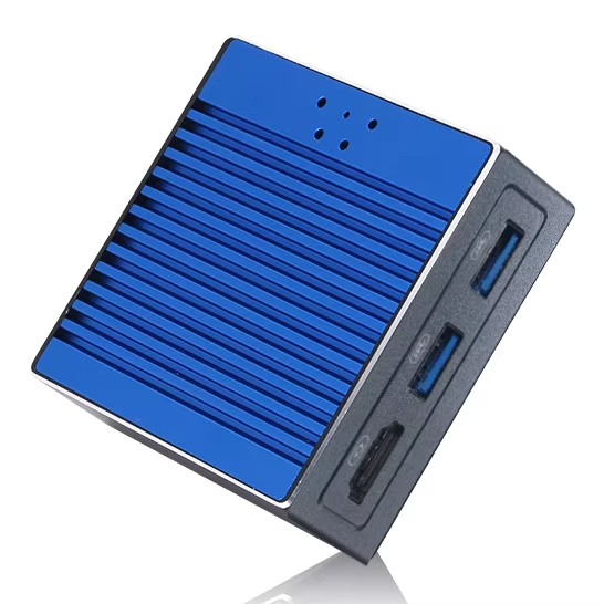 Android Edge Gateway Mini PC RK3399 Hexa-core 64-bit Dual RJ45 1*HD-MI 2.1 4GB RAM 16GB EMMC Ubuntu20.04 Debian CentOS 8.3