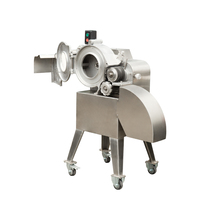 Industriële groente- en fruitsnijmachine voor wortels en stengels, 800-1000 kg/uur, geschikt voor voedselverwerking in fabrieken.