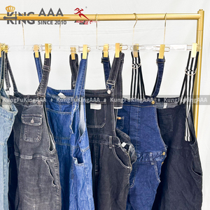 KungFu KingAAA Original <strong>Uk</strong> Used Clothes Bales Women Denim <strong>Jumpsuits</strong> Vintage Polyester/Cotton <strong>Summer</strong> for Boutique Retail Stores - Product Image 3