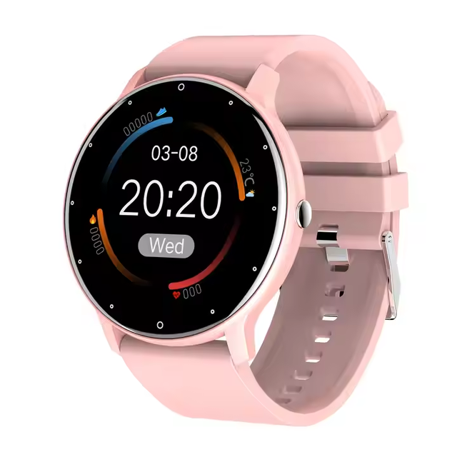 ZL02D Smart Watch Waterproof Full Touch Screen Heart Rate Health Monitoring Smartwatch for Men Women Sport IOS Android