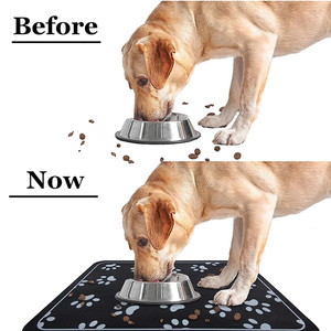 แผ่นรองจานยางไดอะตอมไมต์แผ่นรองสำหรับให้อาหารสัตว์เลี้ยงแผ่นรองซับน้ำและชามใส่อาหาร - Product Image 6